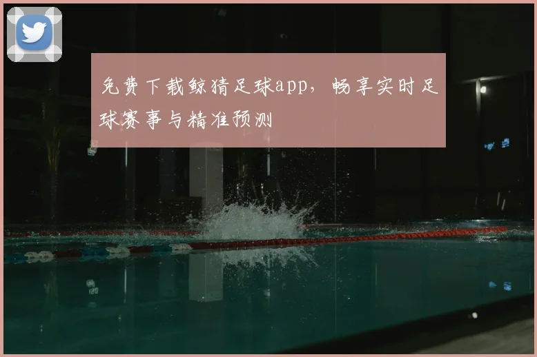 免费下载鲸猜足球app，畅享实时足球赛事与精准预测